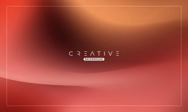 Soyut sıvı gradyan arkaplan. Sıvı renk karışımı. Kırmızı ve Turuncu renk karışımı. Reklamlarınız için Modern Tasarım Şablonu, Banner, Poster, Kapak, Web, Broşür ve Broşür. Vektör Eps 10