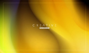 Soyut sıvı gradyan arkaplan. Sıvı renk karışımı. Sarı ve Siyah Renk karışımı. Reklamlarınız için Modern Tasarım Şablonu, Banner, Poster, Kapak, Web, Broşür ve Broşür. Vektör Eps 10