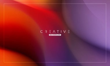 Soyut sıvı gradyan arkaplan. Sıvı renk karışımı. Kırmızı ve Mor renk karışımı. Reklamlarınız için Modern Tasarım Şablonu, Banner, Poster, Kapak, Web, Broşür ve Broşür. Vektör Eps 10