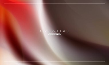 Soyut sıvı gradyan arkaplan. Sıvı renk karışımı. Kırmızı ve Beyaz Renk karışımı. Reklamlarınız için Modern Tasarım Şablonu, Banner, Poster, Kapak, Web, Broşür ve Broşür. Vektör Eps 10