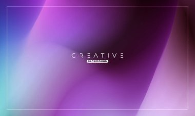 Soyut sıvı gradyan arkaplan. Sıvı renk karışımı. Mor ve Mavi renk karışımı. Reklamlarınız için Modern Tasarım Şablonu, Banner, Poster, Kapak, Web, Broşür ve Broşür. Vektör Eps 10