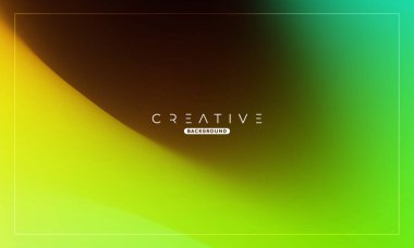 Soyut sıvı gradyan arkaplan. Sıvı renk karışımı. Yeşil ve Sarı Renk karışımı. Reklamlarınız için Modern Tasarım Şablonu, Banner, Poster, Kapak, Web, Broşür ve Broşür. Vektör Eps 10