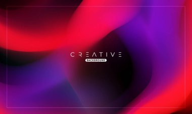 Soyut sıvı gradyan arkaplan. Sıvı renk karışımı. Mor ve kırmızı renk karışımı. Reklamlarınız için Modern Tasarım Şablonu, Banner, Poster, Kapak, Web, Broşür ve Broşür. Vektör Eps 10