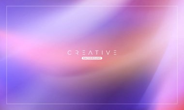 Soyut sıvı gradyan arkaplan. Sıvı renk karışımı. Mor ve Turuncu renk karışımı. Reklamlarınız için Modern Tasarım Şablonu, Banner, Poster, Kapak, Web, Broşür ve Broşür. Vektör Eps 10