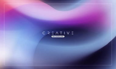 Soyut sıvı gradyan arkaplan. Sıvı renk karışımı. Mor ve Mavi renk karışımı. Reklamlarınız için Modern Tasarım Şablonu, Banner, Poster, Kapak, Web, Broşür ve Broşür. Vektör Eps 10