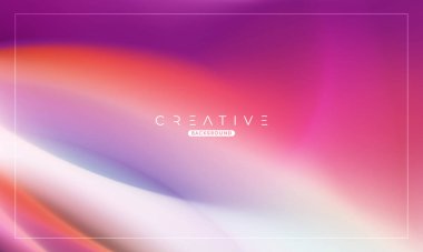 Soyut sıvı gradyan arkaplan. Sıvı renk karışımı. Mor ve Turuncu renk karışımı. Reklamlarınız için Modern Tasarım Şablonu, Banner, Poster, Kapak, Web, Broşür ve Broşür. Vektör Eps 10