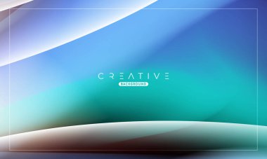 Soyut sıvı gradyan arkaplan. Sıvı renk karışımı. Mavi ve Yeşil Renk karışımı. Reklamlarınız için Modern Tasarım Şablonu, Banner, Poster, Kapak, Web, Broşür ve Broşür. Vektör Eps 10