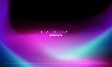 Soyut sıvı gradyan arkaplan. Sıvı renk karışımı. Mavi ve Mor renk karışımı. Reklamlarınız için Modern Tasarım Şablonu, Banner, Poster, Kapak, Web, Broşür ve Broşür. Vektör Eps 10