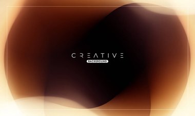 Soyut sıvı gradyan arkaplan. Sıvı renk karışımı. Turuncu ve Siyah Renk karışımı. Reklamlarınız için Modern Tasarım Şablonu, Banner, Poster, Kapak, Web, Broşür ve Broşür. Vektör Eps 10