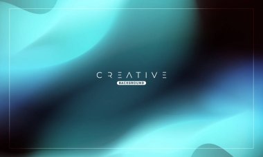 Soyut sıvı gradyan arkaplan. Sıvı renk karışımı. Mavi ve Siyah renk karışımı. Reklamlarınız için Modern Tasarım Şablonu, Banner, Poster, Kapak, Web, Broşür ve Broşür. Vektör Eps 10