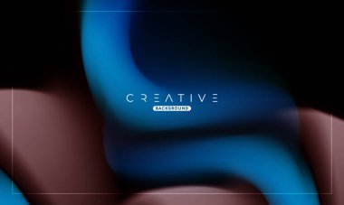 Soyut sıvı gradyan arkaplan. Sıvı renk karışımı. Mavi ve Kahverengi renk karışımı. Reklamlarınız için Modern Tasarım Şablonu, Banner, Poster, Kapak, Web, Broşür ve Broşür. Vektör Eps 10