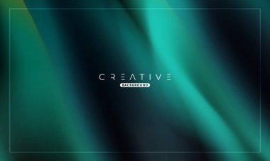 Soyut sıvı gradyan arkaplan. Sıvı renk karışımı. Siyah ve yeşil renk karışımı. Reklamlarınız için Modern Tasarım Şablonu, Banner, Poster, Kapak, Web, Broşür ve Broşür. Vektör Eps 10