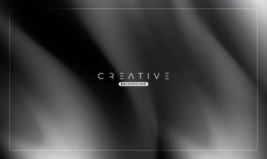 Soyut sıvı gradyan arkaplan. Sıvı renk karışımı. Beyaz ve siyah renk karışımı. Reklamlarınız için Modern Tasarım Şablonu, Banner, Poster, Kapak, Web, Broşür ve Broşür. Vektör Eps 10