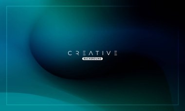 Soyut sıvı gradyan arkaplan. Sıvı renk karışımı. Mavi ve Siyah renk karışımı. Reklamlarınız için Modern Tasarım Şablonu, Banner, Poster, Kapak, Web, Broşür ve Broşür. Vektör Eps 10