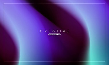 Soyut sıvı gradyan arkaplan. Sıvı renk karışımı. Mor ve Mavi renk karışımı. Reklamlarınız için Modern Tasarım Şablonu, Banner, Poster, Kapak, Web, Broşür ve Broşür. Vektör Eps 10