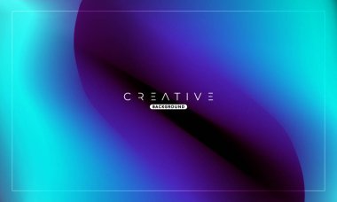 Soyut sıvı gradyan arkaplan. Sıvı renk karışımı. Mor ve Mavi renk karışımı. Reklamlarınız için Modern Tasarım Şablonu, Banner, Poster, Kapak, Web, Broşür ve Broşür. Vektör Eps 10