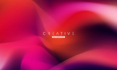 Soyut sıvı gradyan arkaplan. Sıvı renk karışımı. Kırmızı ve Mor renk karışımı. Reklamlarınız için Modern Tasarım Şablonu, Banner, Poster, Kapak, Web, Broşür ve Broşür. Vektör Eps 10