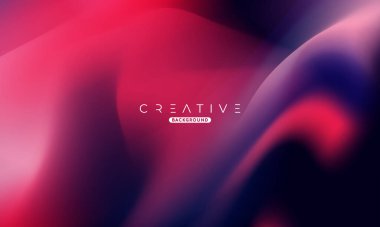 Soyut sıvı gradyan arkaplan. Sıvı renk karışımı. Kırmızı ve Mor renk karışımı. Reklamlarınız için Modern Tasarım Şablonu, Banner, Poster, Kapak, Web, Broşür ve Broşür. Vektör Eps 10