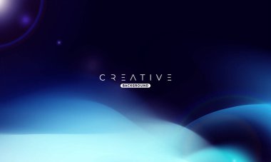 Soyut sıvı gradyan arkaplan. Sıvı renk karışımı. Mavi ve Siyah renk karışımı. Reklamlarınız için Modern Tasarım Şablonu, Banner, Poster, Kapak, Web, Broşür ve Broşür. Vektör Eps 10