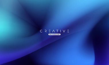 Soyut sıvı gradyan arkaplan. Sıvı renk karışımı. Mavi ve Siyah renk karışımı. Reklamlarınız için Modern Tasarım Şablonu, Banner, Poster, Kapak, Web, Broşür ve Broşür. Vektör Eps 10