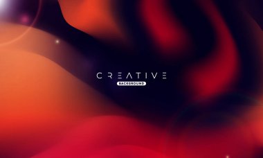 Soyut sıvı gradyan arkaplan. Sıvı renk karışımı. Kırmızı ve siyah renk karışımı. Reklamlarınız için Modern Tasarım Şablonu, Banner, Poster, Kapak, Web, Broşür ve Broşür. Vektör Eps 10