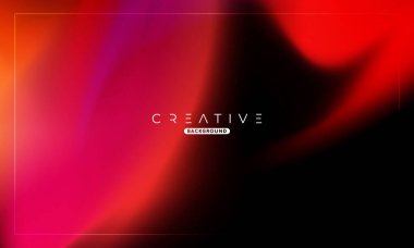 Soyut sıvı gradyan arkaplan. Sıvı renk karışımı. Kırmızı ve siyah renk karışımı. Reklamlarınız için Modern Tasarım Şablonu, Banner, Poster, Kapak, Web, Broşür ve Broşür. Vektör Eps 10