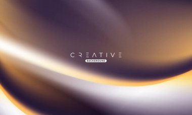 Soyut sıvı gradyan arkaplan. Sıvı renk karışımı. Turuncu ve Beyaz Renk karışımı. Reklamlarınız için Modern Tasarım Şablonu, Banner, Poster, Kapak, Web, Broşür ve Broşür. Vektör Eps 10