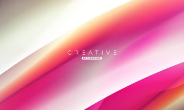 Soyut sıvı gradyan arkaplan. Sıvı renk karışımı. Pembe ve Turuncu renk karışımı. Reklamlarınız için Modern Tasarım Şablonu, Banner, Poster, Kapak, Web, Broşür ve Broşür. Vektör Eps 10