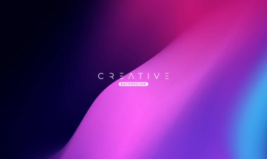 Soyut sıvı gradyan arkaplan. Sıvı renk karışımı. Mavi ve Mor renk karışımı. Reklamlarınız için Modern Tasarım Şablonu, Banner, Poster, Kapak, Web, Broşür ve Broşür. Vektör Eps 10