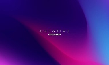 Soyut sıvı gradyan arkaplan. Sıvı renk karışımı. Mavi ve Mor renk karışımı. Reklamlarınız için Modern Tasarım Şablonu, Banner, Poster, Kapak, Web, Broşür ve Broşür. Vektör Eps 10