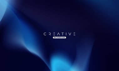 Soyut sıvı gradyan arkaplan. Sıvı renk karışımı. Mavi ve Siyah renk karışımı. Reklamlarınız için Modern Tasarım Şablonu, Banner, Poster, Kapak, Web, Broşür ve Broşür. Vektör Eps 10