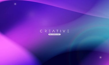 Soyut sıvı gradyan arkaplan. Sıvı renk karışımı. Mor ve Yeşil Renk karışımı. Reklamlarınız için Modern Tasarım Şablonu, Banner, Poster, Kapak, Web, Broşür ve Broşür. Vektör Eps 10