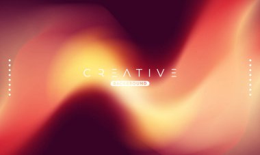 Soyut sıvı gradyan arkaplan. Sıvı renk karışımı. Kırmızı ve Turuncu renk karışımı. Reklamlarınız için Modern Tasarım Şablonu, Banner, Poster, Kapak, Web, Broşür ve Broşür. Vektör Eps 10