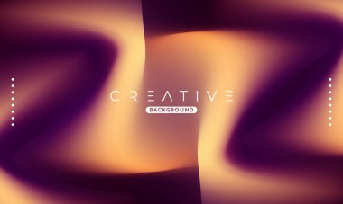 Soyut sıvı gradyan arkaplan. Sıvı renk karışımı. Turuncu ve Mor renk karışımı. Reklamlarınız için Modern Tasarım Şablonu, Banner, Poster, Kapak, Web, Broşür ve Broşür. Vektör Eps 10