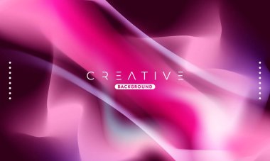 Soyut sıvı gradyan arkaplan. Sıvı renk karışımı. Menekşe rengi karışımı. Reklamlarınız için Modern Tasarım Şablonu, Banner, Poster, Kapak, Web, Broşür ve Broşür. Vektör Eps 10