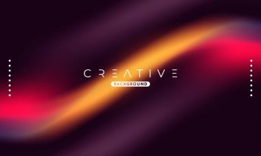 Soyut sıvı gradyan arkaplan. Sıvı renk karışımı. Turuncu ve kırmızı renk karışımı. Reklamlarınız için Modern Tasarım Şablonu, Banner, Poster, Kapak, Web, Broşür ve Broşür. Vektör Eps 10