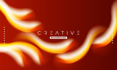 Soyut sıvı gradyan arkaplan. Sıvı renk karışımı. Beyaz ve kırmızı renk karışımı. Reklamlarınız için Modern Tasarım Şablonu, Banner, Poster, Kapak, Web, Broşür ve Broşür. Vektör Eps 10