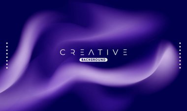 Soyut sıvı gradyan arkaplan. Sıvı renk karışımı. Mor ve Beyaz Renk karışımı. Reklamlarınız için Modern Tasarım Şablonu, Banner, Poster, Kapak, Web, Broşür ve Broşür. Vektör Eps 10