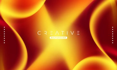 Soyut sıvı gradyan arkaplan. Sıvı renk karışımı. Kırmızı ve Turuncu renkli harmanlanmış. Reklamlarınız için Modern Tasarım Şablonu, Banner, Poster, Kapak, Web, Broşür ve Broşür. Vektör Eps 10