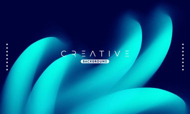 Soyut sıvı gradyan arkaplan. Sıvı renk karışımı. Mavi canlı renk karışımı. Reklamlarınız için Modern Tasarım Şablonu, Banner, Poster, Kapak, Web, Broşür ve Broşür. Vektör Eps 10