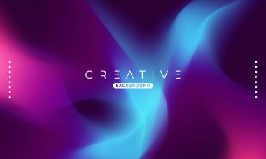 Soyut sıvı gradyan arkaplan. Sıvı renk karışımı. Mavi ve Pembe renkli harmanlanmış. Reklamlarınız için Modern Tasarım Şablonu, Banner, Poster, Kapak, Web, Broşür ve Broşür. Vektör Eps 10