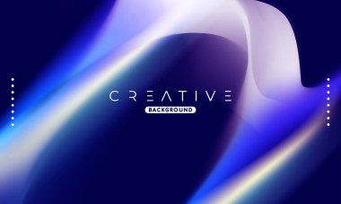 Soyut sıvı gradyan arkaplan. Sıvı renk karışımı. Siyah ve Mavi canlı renk karışımı. Reklamlarınız için Modern Tasarım Şablonu, Banner, Poster, Kapak, Web, Broşür ve Broşür. Vektör Eps 10