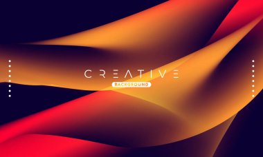 Soyut sıvı gradyan arkaplan. Sıvı renk karışımı. Kırmızı ve Turuncu renk karışımı. Reklamlarınız için Modern Tasarım Şablonu, Banner, Poster, Kapak, Web, Broşür ve Broşür. Vektör Eps 10