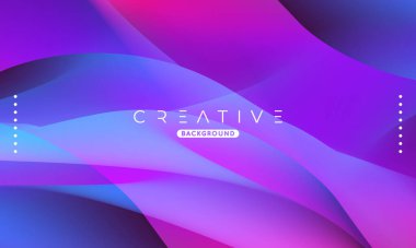 Soyut sıvı gradyan arkaplan. Sıvı renk karışımı. Mavi ve Pembe renk karışımı. Reklamlarınız için Modern Tasarım Şablonu, Banner, Poster, Kapak, Web, Broşür ve Broşür. Vektör Eps 10