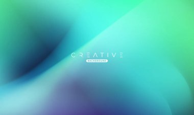 Soyut sıvı gradyan arkaplan. Sıvı renk karışımı. Yeşil canlı renk karışımı. Reklamlarınız için Modern Tasarım Şablonu, Banner, Poster, Kapak, Web, Broşür ve Broşür. Vektör Eps 10