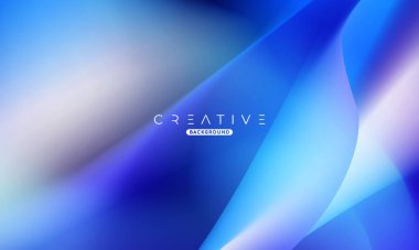 Soyut sıvı gradyan arkaplan. Sıvı renk karışımı. Mavi ve Beyaz canlı renk karışımı. Reklamlarınız için Modern Tasarım Şablonu, Banner, Poster, Kapak, Web, Broşür ve Broşür. Vektör Eps 10