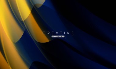 Soyut sıvı gradyan arkaplan. Sıvı renk karışımı. Sarı ve Mavi karışımı. Reklamlarınız için Modern Tasarım Şablonu, Banner, Poster, Kapak, Web, Broşür ve Broşür. Vektör Eps 10