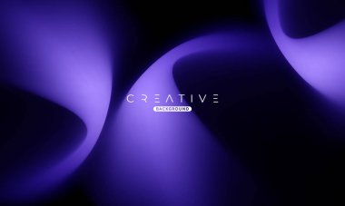 Soyut sıvı gradyan arkaplan. Sıvı renk karışımı. Siyah ve Mor canlı renk karışımı. Reklamlarınız için Modern Tasarım Şablonu, Banner, Poster, Kapak, Web, Broşür ve Broşür. Vektör Eps 10