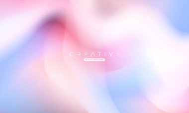 Soyut sıvı gradyan arkaplan. Sıvı renk karışımı. Mavi ve Pembe renk karışımı. Reklamlarınız için Modern Tasarım Şablonu, Banner, Poster, Kapak, Web, Broşür ve Broşür. Vektör Eps 10