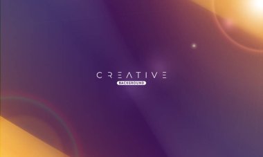 Soyut sıvı gradyan arkaplan. Sıvı renk karışımı. Altın ve Mor renk karışımı. Reklamlarınız için Modern Tasarım Şablonu, Banner, Poster, Kapak, Web, Broşür ve Broşür. Vektör Eps 10